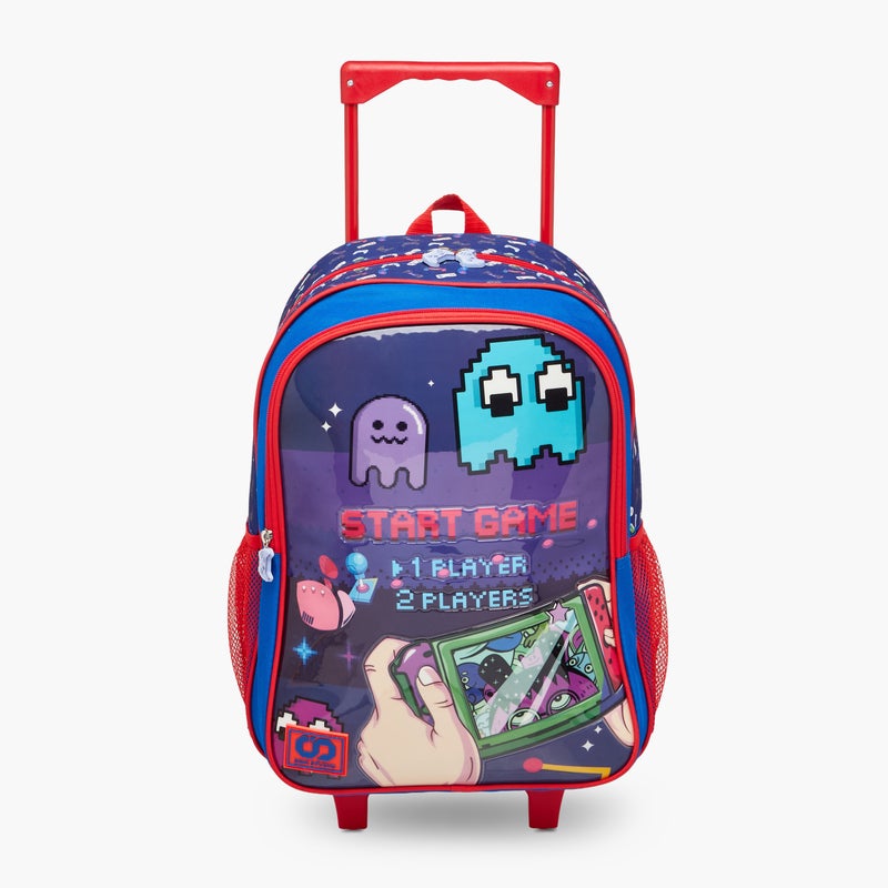 sami_studio 16 Inch Trolley-Start Game-Set Of 5-2 Cmprt With Zip- (Polyester ) Multicolor \ 34X20X47.5 - Image 2